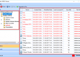 VHD File Explorer screenshot