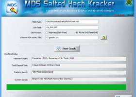 MD5 Salted Hash Kracker screenshot