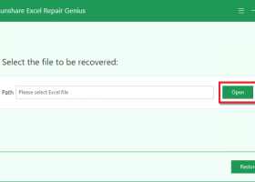 iSunshare Excel Repair Genius screenshot