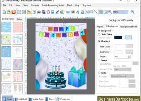 Birthday Card Designing Software screenshot