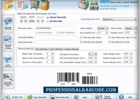 Retail Barcode Label Generator screenshot