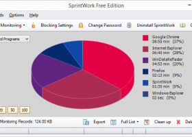 SprintWork Social Media Blocker 64-bit screenshot