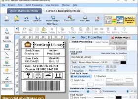 Publishers Barcode Creating Program screenshot