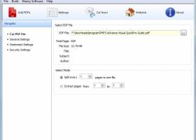 Weeny Free PDF Cutter screenshot