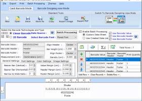 Postal Barcode Designing Application screenshot