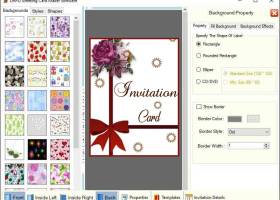 Best Wishes Card Design Application screenshot