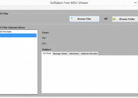 Softaken Free MSG Viewer screenshot