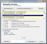 Import Backupify Email to Outlook 2010 screenshot