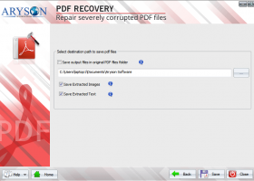 PDF Recovery Tool screenshot