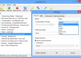 wxLame screenshot