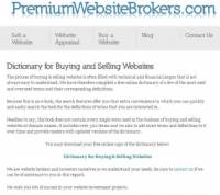Dictionary for Buying and Selling Websites screenshot