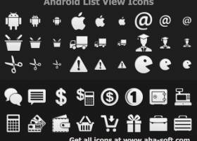 Android ListView Icons screenshot