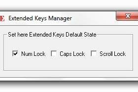 Extended Keys Manager screenshot