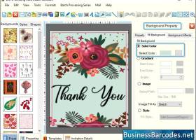 Personalized Greeting Card Application screenshot