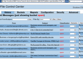 POPFile screenshot