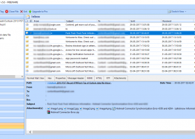 Open and View PST File Reader screenshot