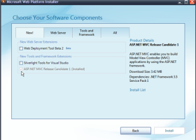 Microsoft Web Platform Installer 64bit screenshot