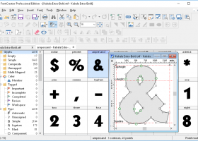 FontCreator Home Edition screenshot