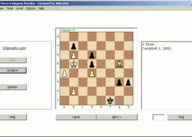 857 Chess Endgame Puzzles screenshot