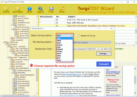 Free OST to PST Converter screenshot