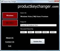 Product Key Changer & Viewer screenshot