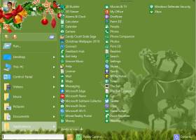 Start Menu X Christmas theme screenshot