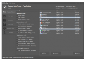 ByebyeData Eraser Free Edtition screenshot