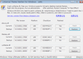 Universal Theme Patcher screenshot