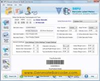 Generate Healthcare Barcode screenshot