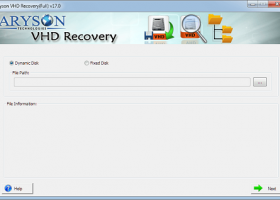 Virtual Hard Disk Recovery screenshot