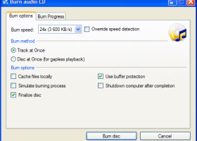 Portable CDBurnerXP screenshot