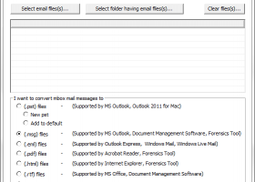 Convert EML to Outlook 2007 screenshot