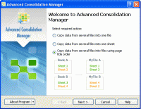 Advanced Consolidation Manager screenshot
