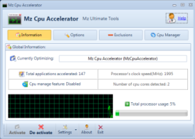 Mz Cpu Accelerator screenshot
