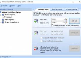 Virtual COM Port Driver screenshot