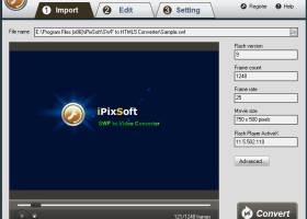 iPixSoft SWF to HTML5 Converter screenshot