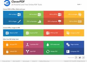 CleverPDF.com screenshot