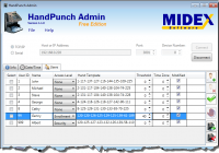HandPunch Admin screenshot