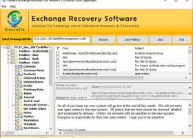 Enstella Exchange Recovery Software screenshot