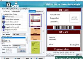 Visitor ID Card Maker Software screenshot