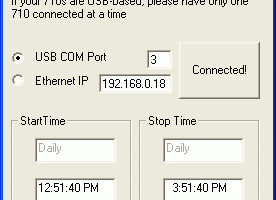 DI710 Record Scheduler screenshot