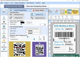 Healthcare Industry Barcode Software screenshot