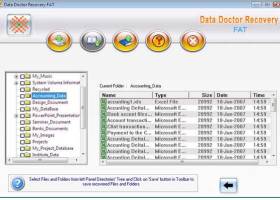 FAT Partition Data Recovery screenshot