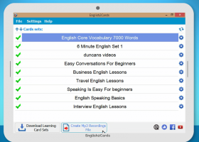 English2Cards screenshot