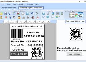 Excel Bulk Barcode Software screenshot