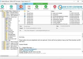 VSPL EDB to PST Converter screenshot