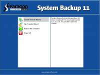 Paragon System Backup screenshot