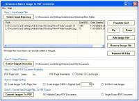 Advanced Batch Image To PDF Converter screenshot