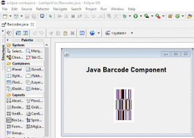Java GS1 DataBar Barcode Package screenshot