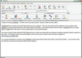 TextAloud screenshot